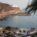 Urlaub auf Gran Canaria, Blick von der Terrasse.